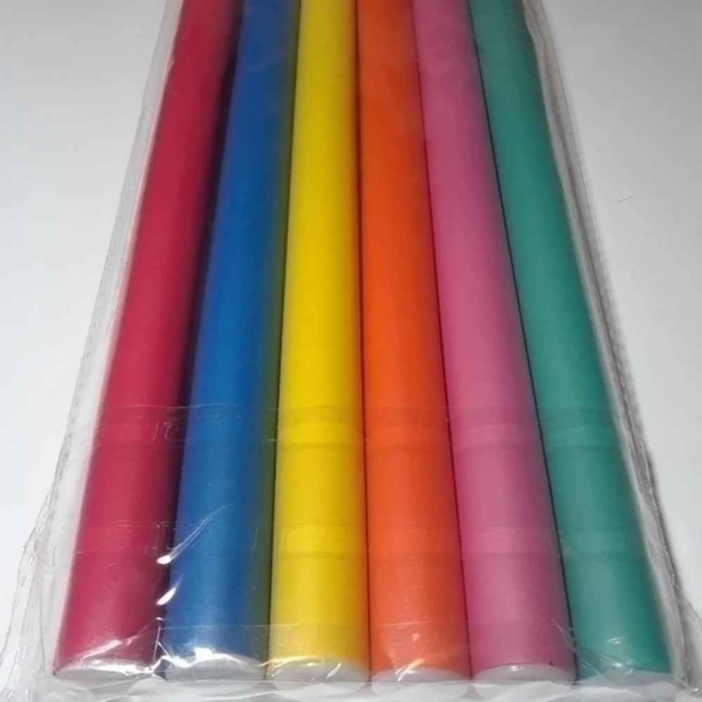 Bendy Foam Curling Rods- 6 Pack